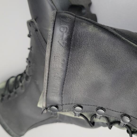 VTG Ro Search Boots Black Leather Combat Military Lace Up Men’s Sz 10 R main image 10